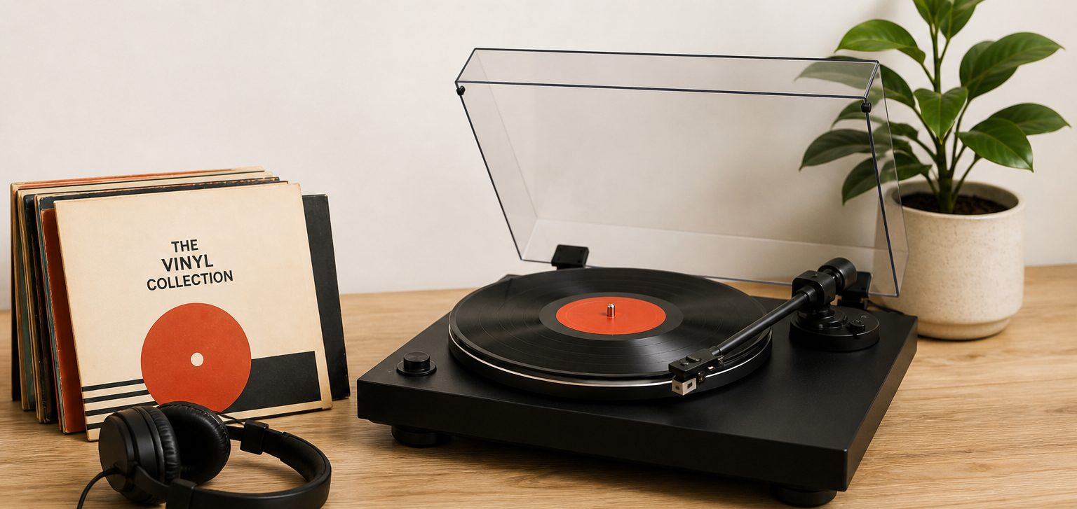 Platine vinyle débutant pour écouter ses premiers disques